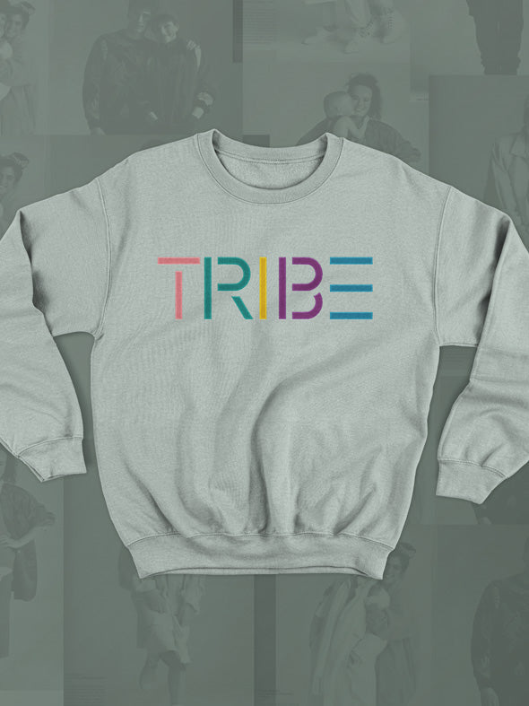 Embroidered TRIBE 90s Sweatshirt
