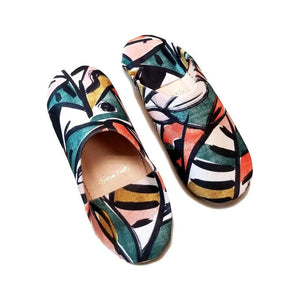 Babouche Slippers - Picasso Print